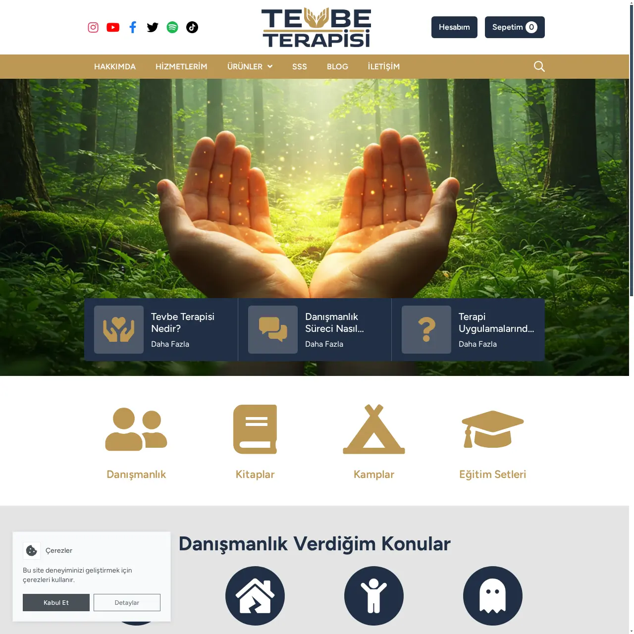 Tevbe Terapisi - Dijital Website Web Tasarım